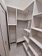 П-образная гардеробная комната в цвете «Файнлайн»