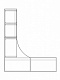 Г-образная гардеробная комната д/ш 2310/2730 мм