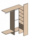 Гардеробная комната 1500х1150 мм