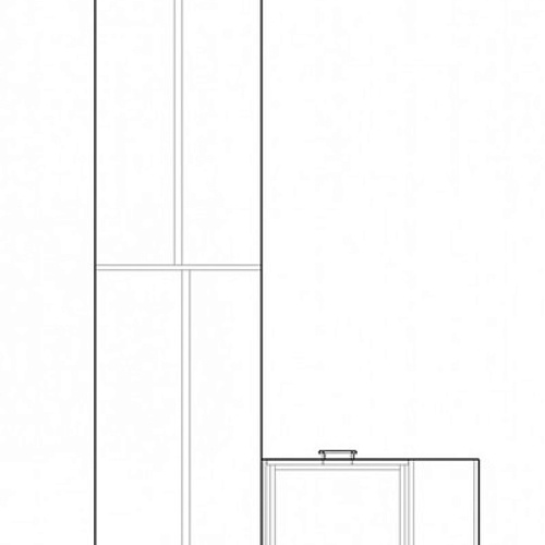 Гардеробная комната 2170х1270 мм