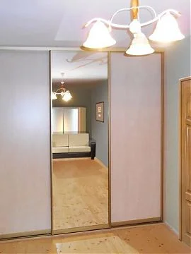 Шкаф-купе в коридор с зеркалом
