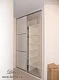 Двери-купе для встроенного шкафа «Глейс» в цвете ваниль