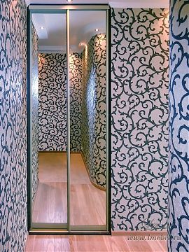 Раздвижные зеркальные двери в коридор Раздвижные зеркальные двери в коридор