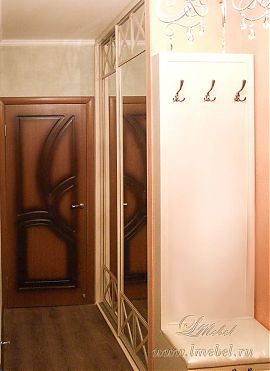 Шкаф-купе в прихожую в стиле прованс Шкаф-купе в прихожую в стиле прованс