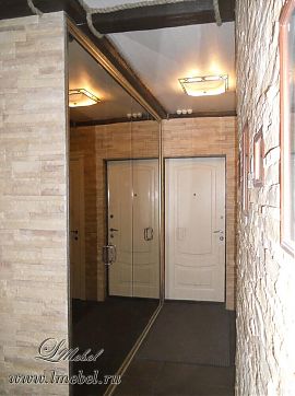 Распашной шкаф с бронзовым зеркалом Распашной шкаф с бронзовым зеркалом