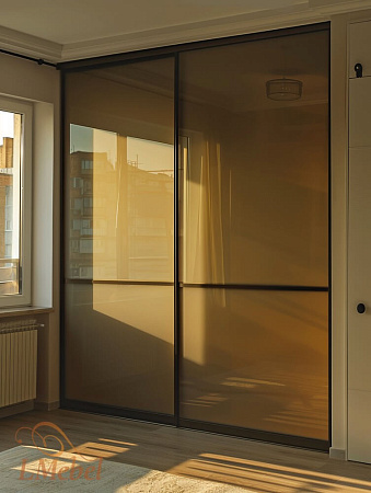 Двери-купе с цветным стеклом Oracal Двери-купе с цветным стеклом Oracal