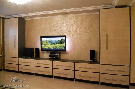 Комплект в гостиную с распашными шкафами и тумбами «Каир» Комплект в гостиную с распашными шкафами и тумбами «Каир»