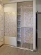 Встроенный шкаф-купе «Поэзия» в цвете ваниль