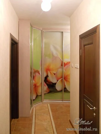 Угловой шкаф с фотопечатью Угловой шкаф с фотопечатью