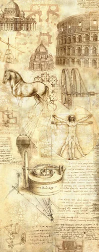 Увеличить Фреска Леонардо Да Винчи 2