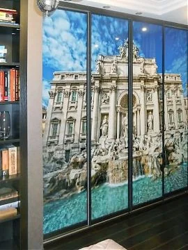 Раздвижные двери «Рим» с фотопечатью Раздвижные двери «Рим» с фотопечатью