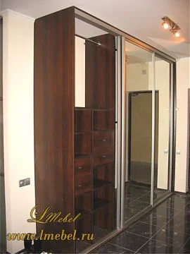 Шкаф-купе зеркальный в прихожую Шкаф-купе зеркальный в прихожую
